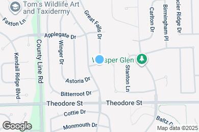 Map image of the property - 1714 Great Falls Dr