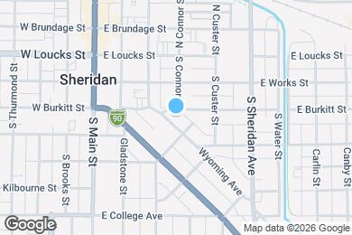 Map image of the property - 145 Wyoming Ave