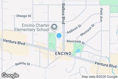 Map image of the property - Oasis at Lake Encino