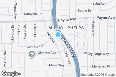 Map image of the property - 1381 San Tomas Aquino Pkwy