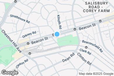 Map image of the property - 1821 Beacon St