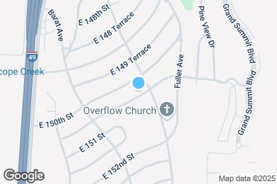 Map image of the property - 6306 E 150th Terrace