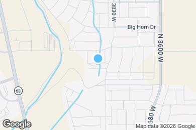 Map image of the property - 3962 W 1000 N