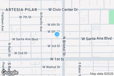 Map image of the property - 1313 W 4th St