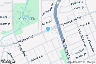 Map image of the property - 2580 Homestead Rd