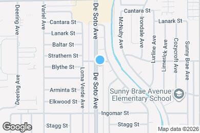 Map image of the property - 7948 De Soto Ave