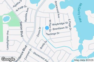 Map image of the property - 1111 Hastings Dr