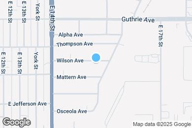 Map image of the property - 1531 Wilson Ave