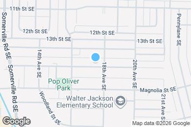 Map image of the property - 1624 College St SE