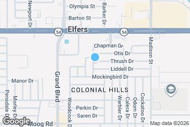 Map image of the property - 5700 Thrush Dr