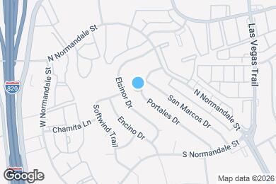 Map image of the property - 2908 Portales Dr