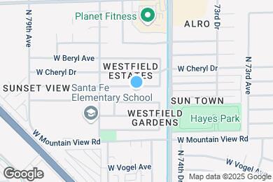 Map image of the property - 7543 W Brown St.