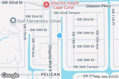 Map image of the property - 3419-3421 SW 15th Pl