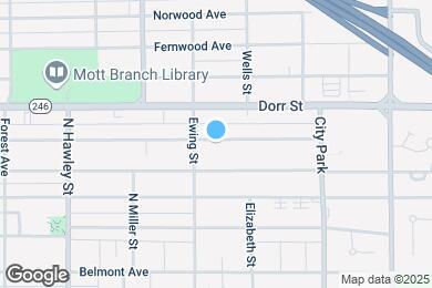 Map image of the property - 735 Woodland Ave