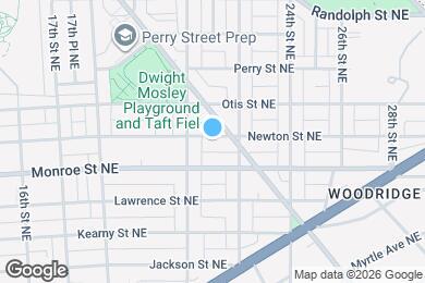 Map image of the property - 2019 Newton St NE