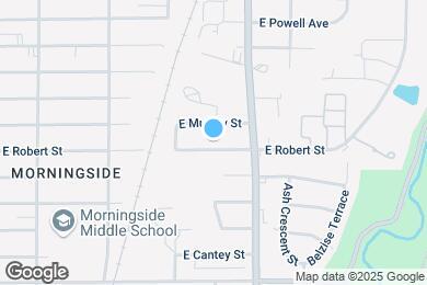 Map image of the property - 1433 E Robert St