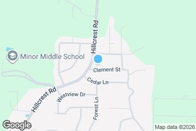 Map image of the property - 2904 Clement St