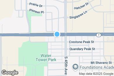Map image of the property - 4419 Crestone Peak St