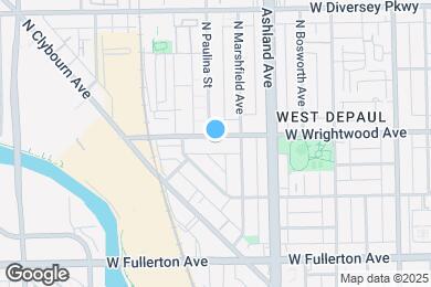 Map image of the property - 1655 W Wrightwood Ave