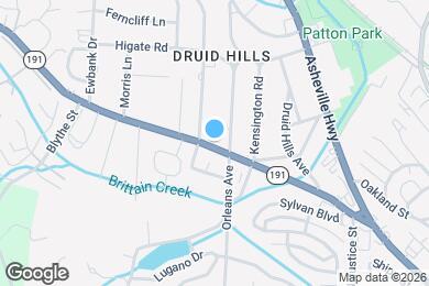 Map image of the property - 1708 Haywood Rd