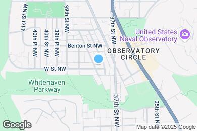 Map image of the property - 3723 W St NW
