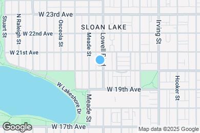 Map image of the property - 2015 Lowell Blvd
