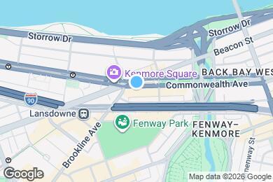 Map image of the property - 520 Commonwealth Ave