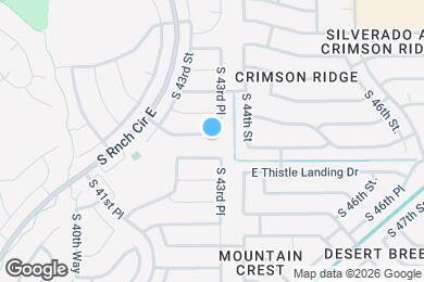 Map image of the property - 4353 E Chuckwalla Canyon
