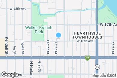 Map image of the property - 1620 Eaton St