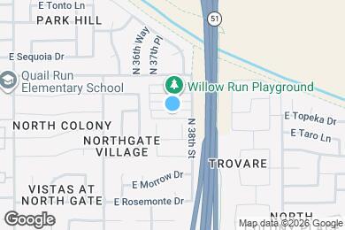 Map image of the property - 3745 E Kerry Ln