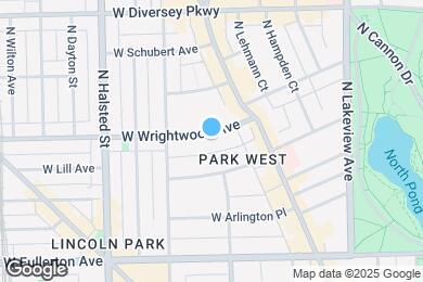 Map image of the property - 651 W Wrightwood Ave