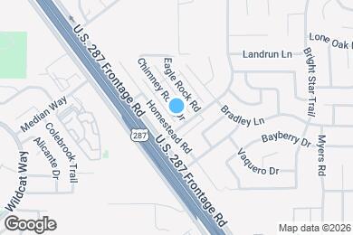 Map image of the property - 5626 Chimney Rock Dr