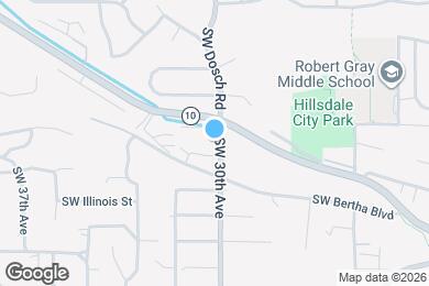 Map image of the property - 5971 SW 30th Ave