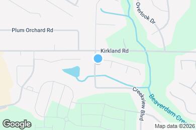 Map image of the property - 45 Creekview Blvd