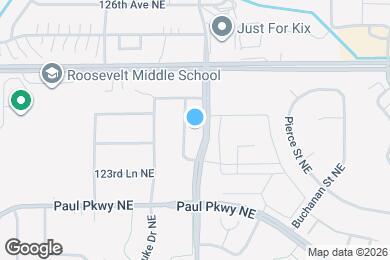 Map image of the property - 12421 Tyler St NE