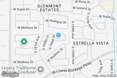 Map image of the property - 16004 W Meade Ln