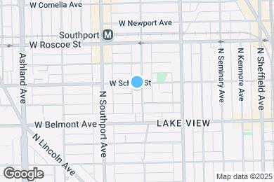 Map image of the property - 3250 N Lakewood Ave