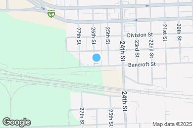 Map image of the property - 2519 Bancroft St