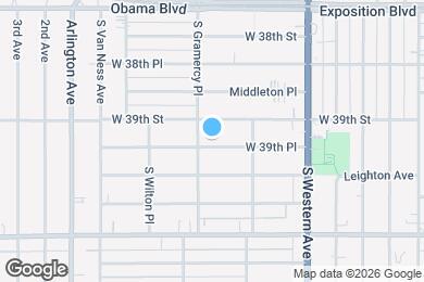 Map image of the property - 1747 W 39th Pl