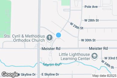 Map image of the property - 3031 Reeves Ave