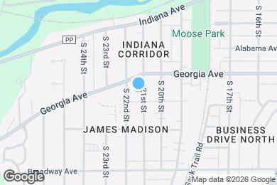 Map image of the property - 1426 S 21st St