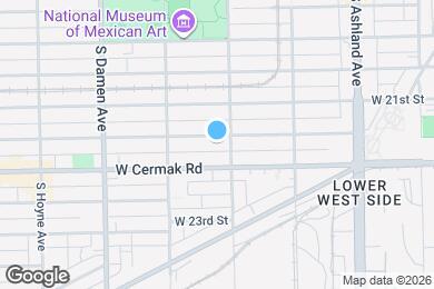 Map image of the property - 1811 W 21st Pl
