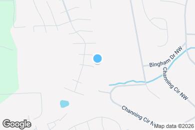 Map image of the property - 4091 Woodbury Terrace NW