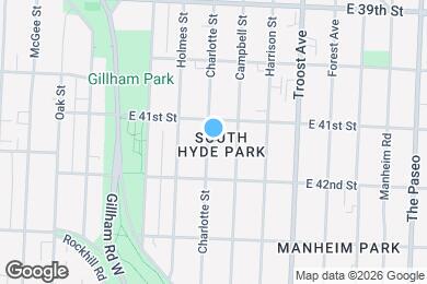 Map image of the property - 4117 Charlotte St