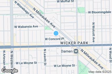 Map image of the property - 2116 W Concord Pl
