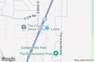 Map image of the property - 3570 E Wasatch Hills Ln