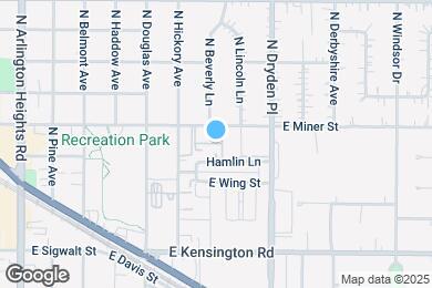 Map image of the property - 110 N Lincoln Ln
