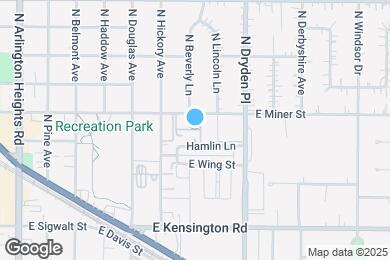 Map image of the property - 801 E Miner St