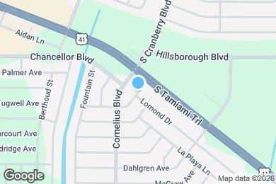 Map image of the property - 15072 Dania Ave