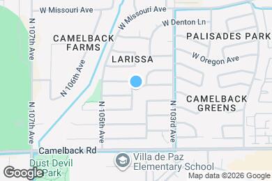 Map image of the property - 5239 N 104th Dr